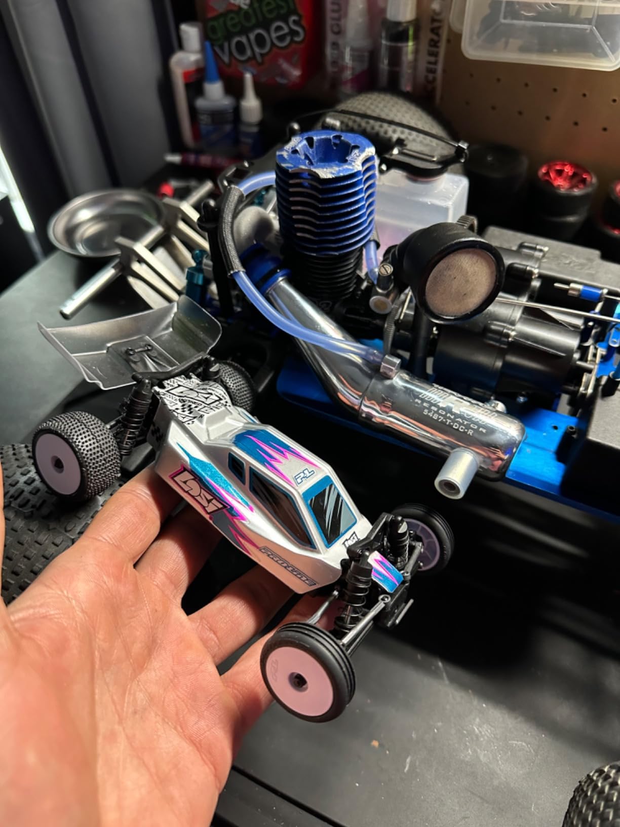 Losi Micro-B 2 Wheel Drive Buggy White RTR LOS00007T1 customer photo 2