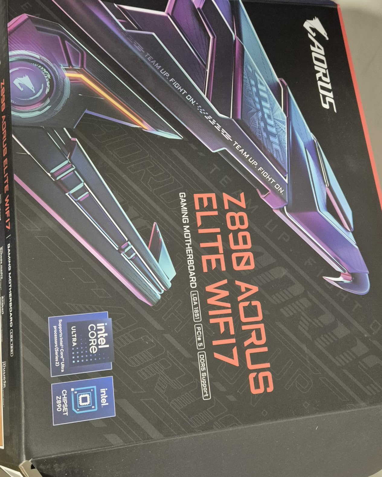 GIGABYTE Z890 AORUS Elite WIFI7 Intel Core Ultra (Series 2) LGA 1851 Motherboard, ATX, DDR5, 4X M.2, PCIe 5.0, Thunderbolt 4, 2.5GbE LAN, EZ-Latch customer photo 2