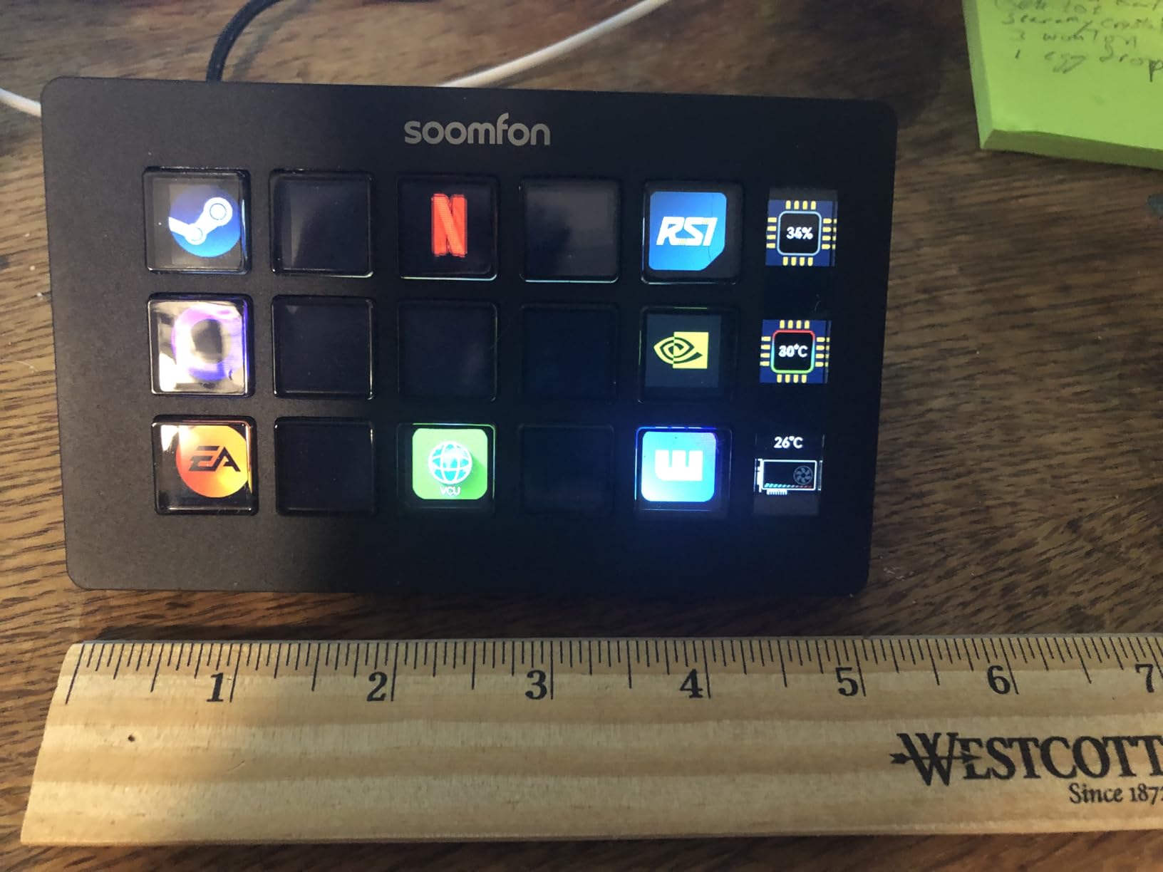 SOOMFON Stream Controller Studio Control Deck 15 Macro Keys and Dashboard customer photo 1