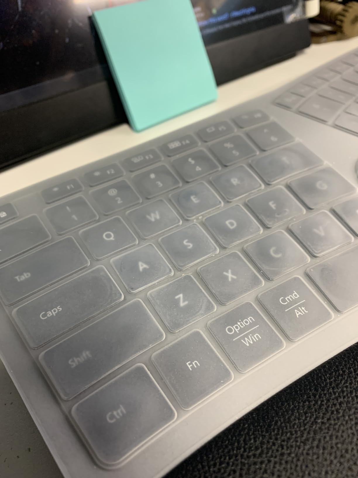 ProtoArc EK01 Plus Backlit Bluetooth Ergonomic Keyboard, Full Size, Grey customer photo 2