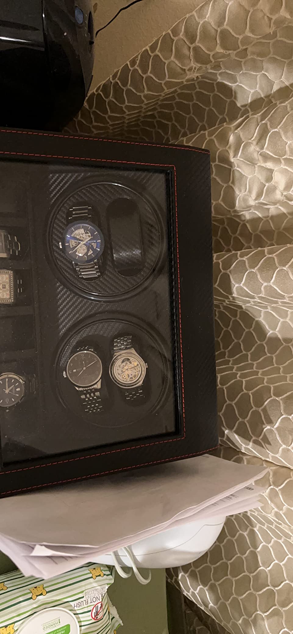 Watch Winder + Watch Storage Box with Japanese Quiet Motor customer photo 1