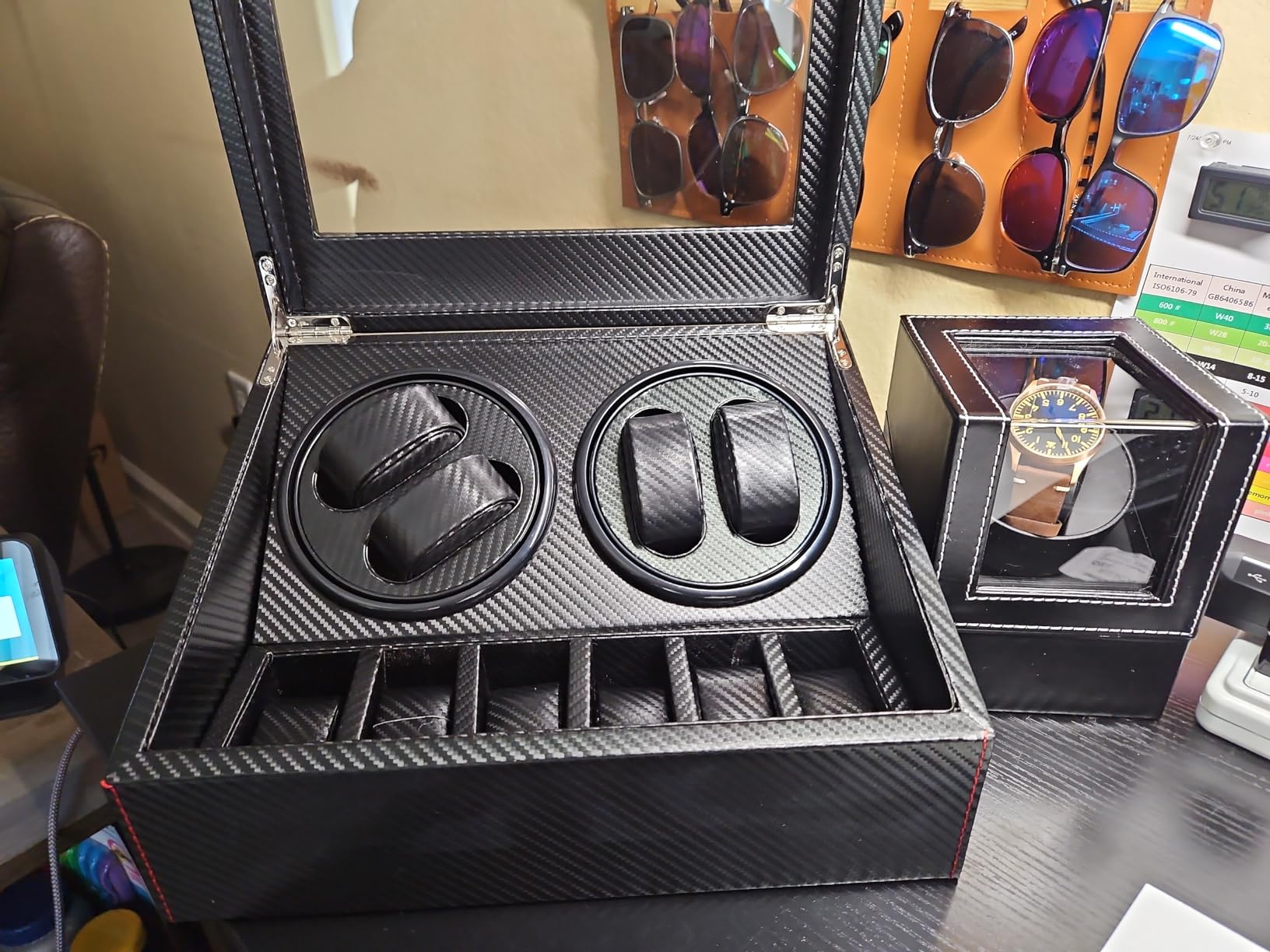 Watch Winder + Watch Storage Box with Japanese Quiet Motor customer photo 2