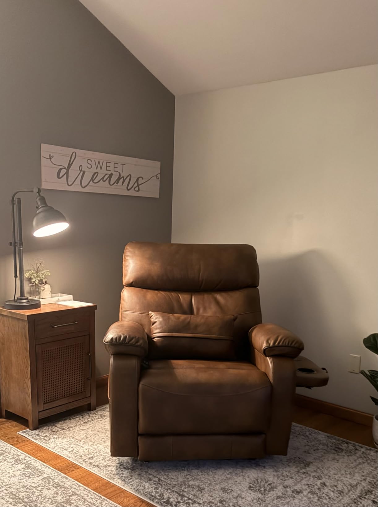 Dual Motor Power Lift Recliner Chair for Adult & Elderly, Leather, Beige customer photo 1