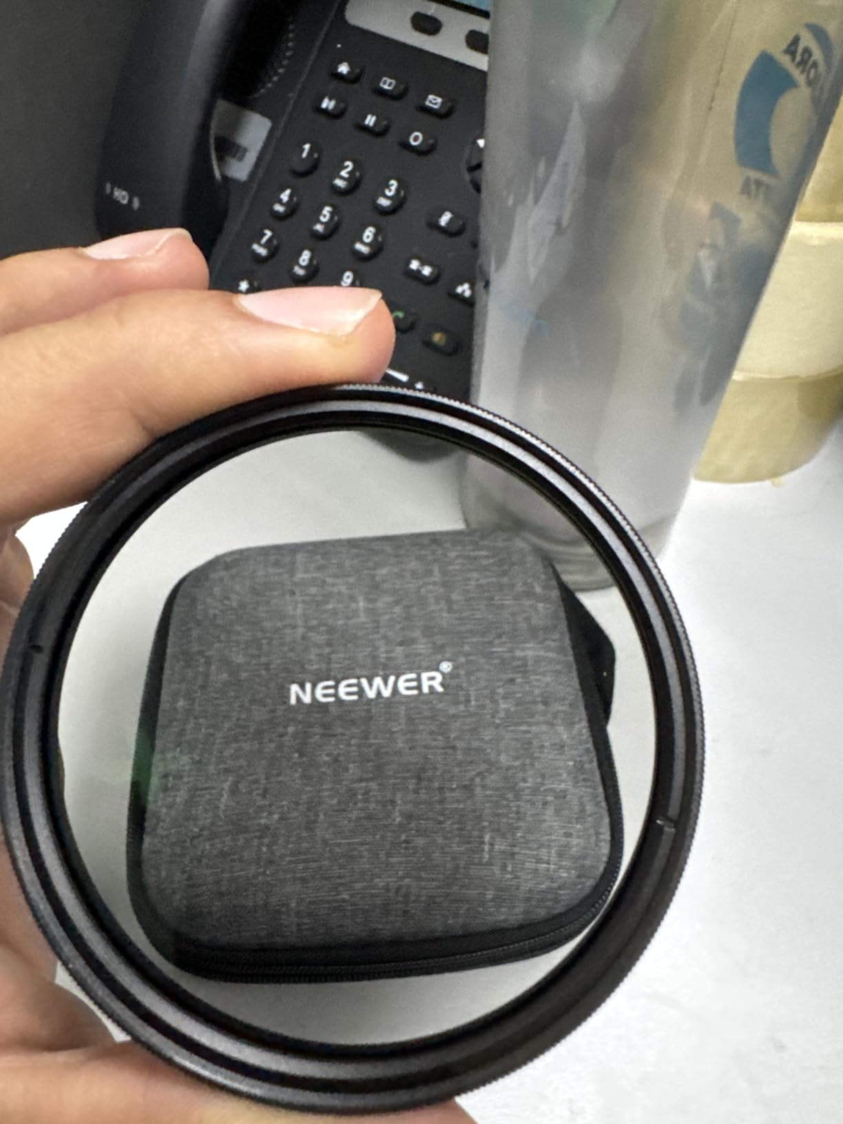 NEEWER 67mm UV/CPL/ND Lens Filter Kit with Hard Shell Storage Case, Multicoated Optical Glass & Aluminum Alloy Frame, UV + Circular Polarizer (CPL) + Neutral Density (ND4) Filter for 67mm Camera Lens customer photo 2