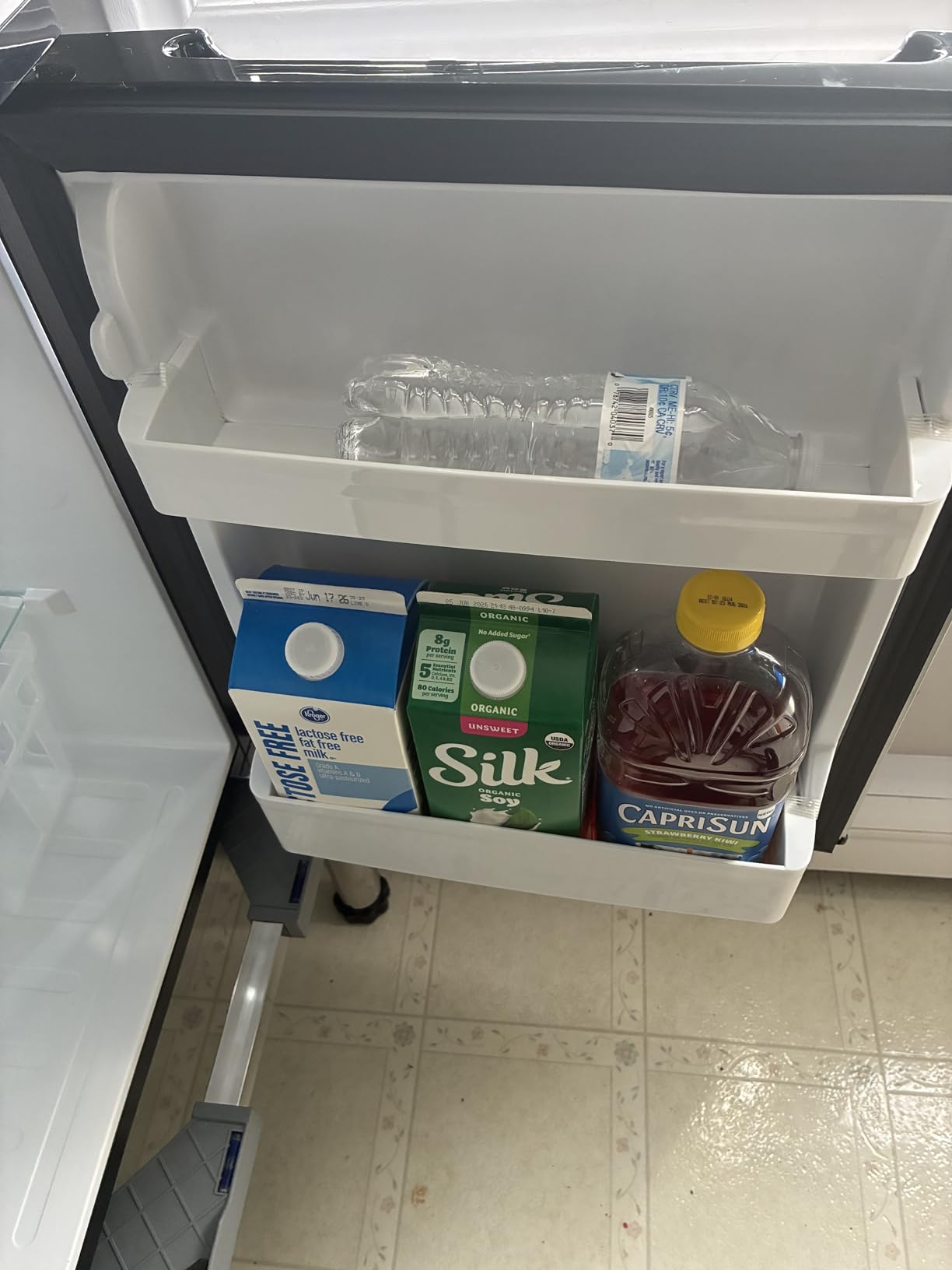 EUHOMY 4.5 Cu.Ft Mini Fridge with Freezer, 2 Door Mini Refrigerator, Silver customer photo 1