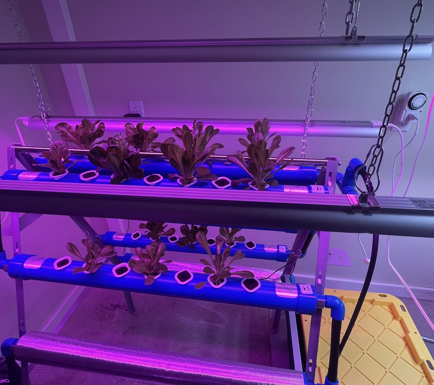 A-Type 72 Plant Sites Hydroponics Growing System Kit with Light Blocking customer photo 1