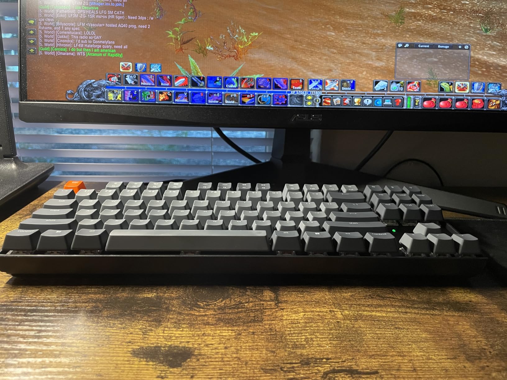 Keychron K8 Wireless Mechanical Keyboard – Silent Red Switch for Quiet Office and Gaming, TKL 87 Keys, Soft White LED Backlight, Bluetooth & USB-C Wired Connectivity, Compatible with Mac and Windows customer photo 1