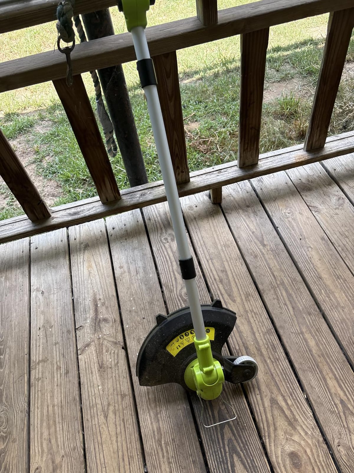 Electric String Trimmer Cordless with 2x2.0Ah Battery, 20V Weed Wacker Weed Eater with Charger, 12-inch Lawn Mover & Edger Lawn Tool, Powered Grass Trimmer Spool Line for Yard, Garden, Foldable Shaft customer photo 1