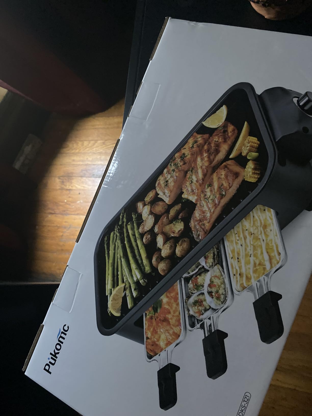 Pukomc Electric Indoor Grill,2 in 1 Indoor Grills for Kitchen customer photo 1