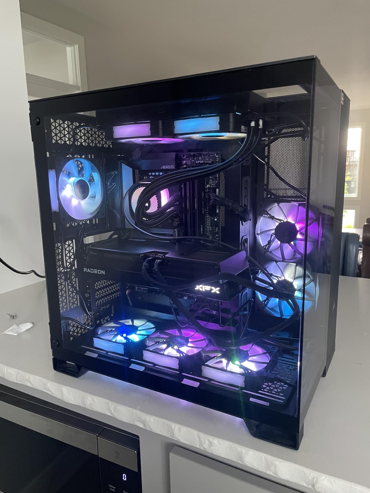 XFX Swift AMD Radeon RX 9070XT Triple Fan Gaming Edition with 16GB GDDR6 HDMI 3xDP, AMD RDNA 4 RX-97TSWF3BA customer photo 1