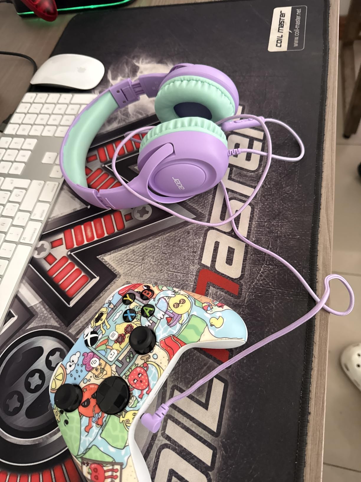 Acer Kids Headphones for School, 85-94dB Limiter, 3.5mm Jack, w/Mic HK03 customer photo 2
