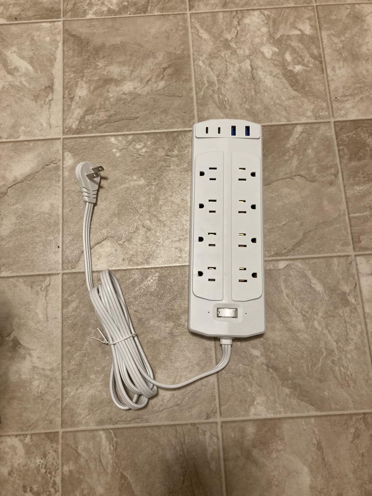 Smart Power Strip, Yozisital Charging Station with 6 Smart Outlets and 4 USB Ports, 5FT Flat Plug Extension Cord for Home Office, Compatible with Alexa & Google Home customer photo 1