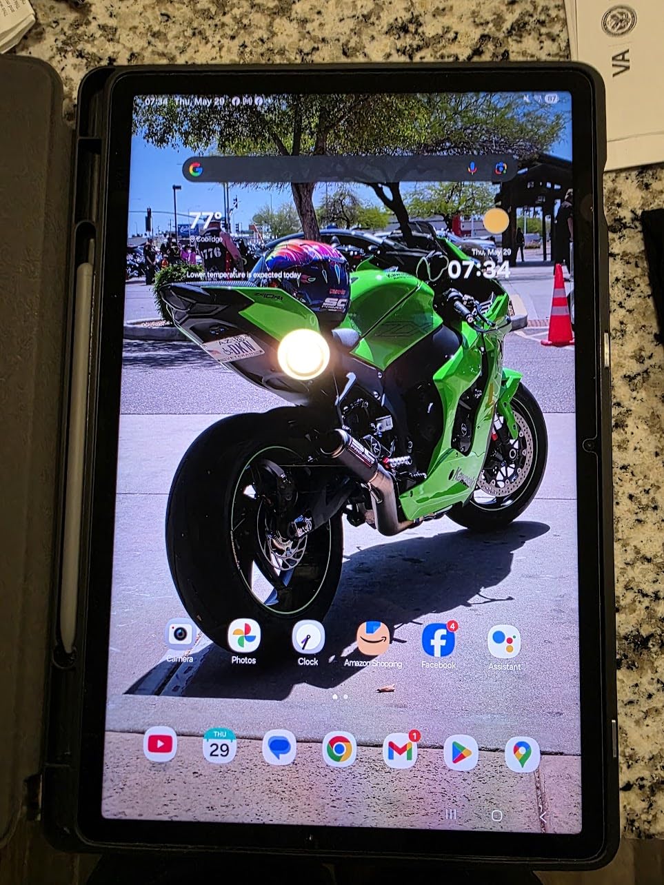 SAMSUNG Galaxy Tab S9 FE+ Plus Android Tablet (12.4” Touchscreen, 8GB RAM, 256GB Storage, Long Battery Life, S Pen, 1 Front Camera + 2 Rear Cameras, Lightweight Durable Design) SM-X610 customer photo 1