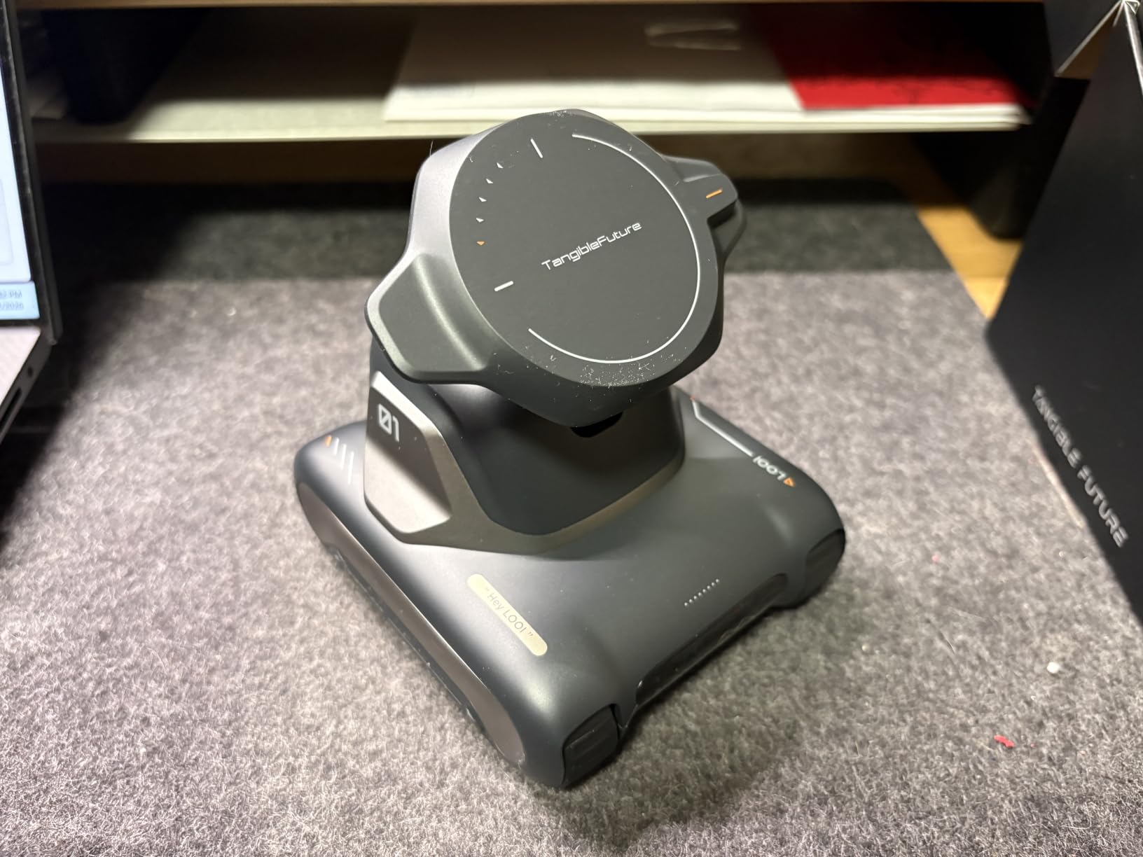 LOOI Robot-Space Black-AI Desktop Companion,ChatGPT&Gemini Voice Interaction,Visual Understanding,Personality&Memory,10W Wireless Charging,Tech&Gadget Gift,Electronic pets,Toy,Geek,Desktop Setup customer photo 1