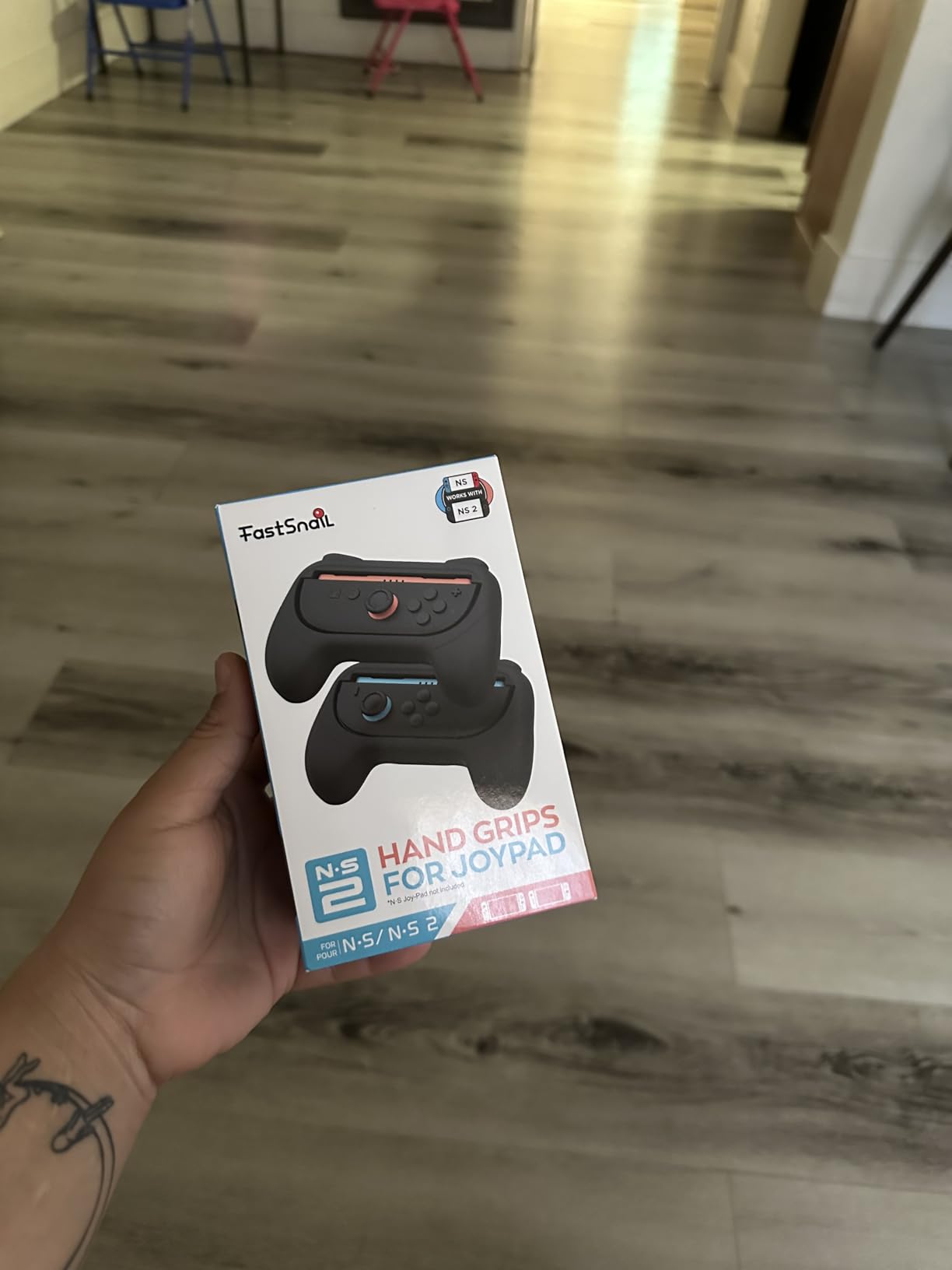 FASTSNAIL Switch Controller Grips for Nintendo Switch 2/1/OLED for Joy-Con customer photo 1