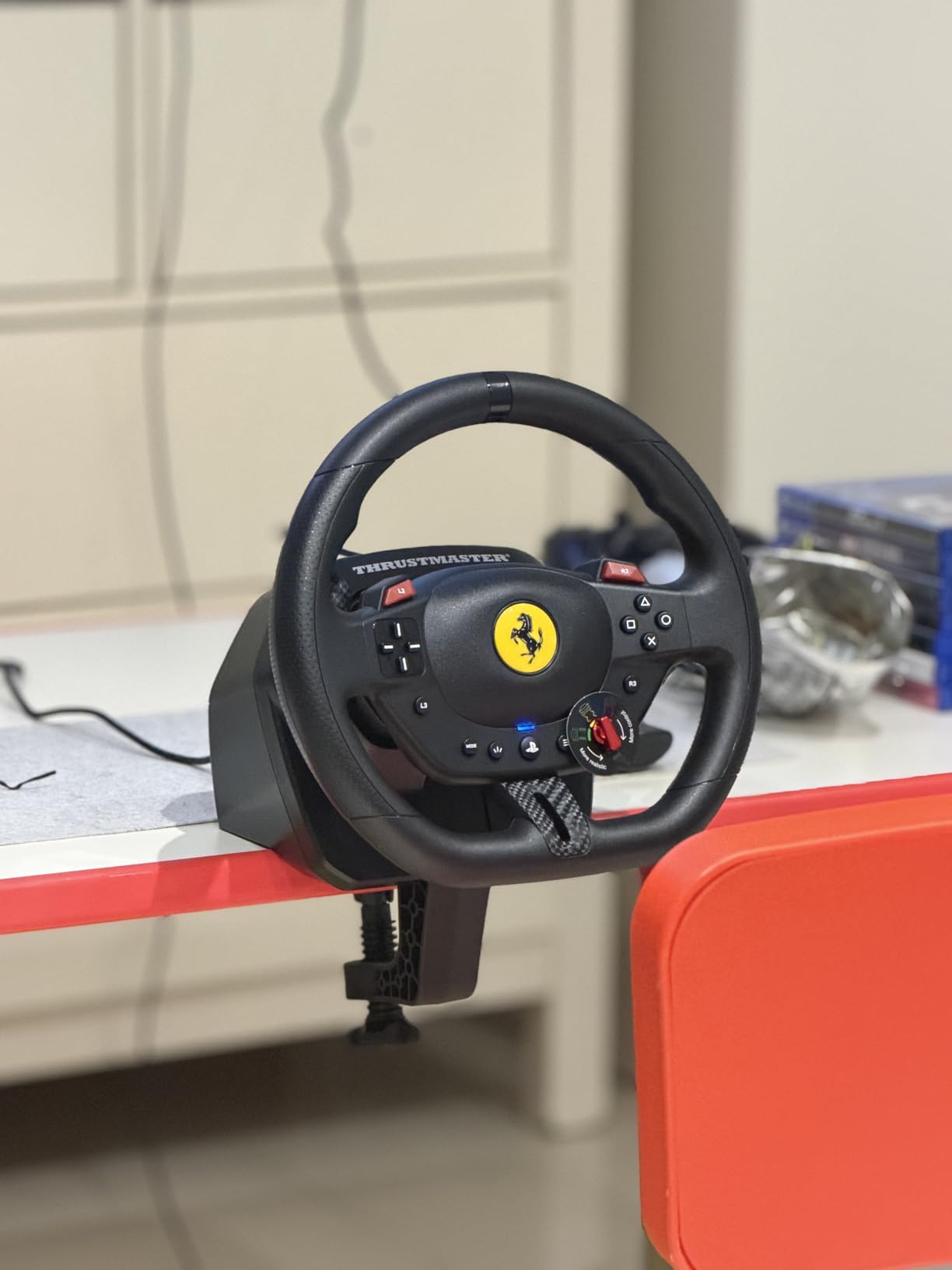 Thrustmaster T98 Ferrari 296 GTB - Racing Wheel and Pedal Set - PS5 & PC customer photo 2