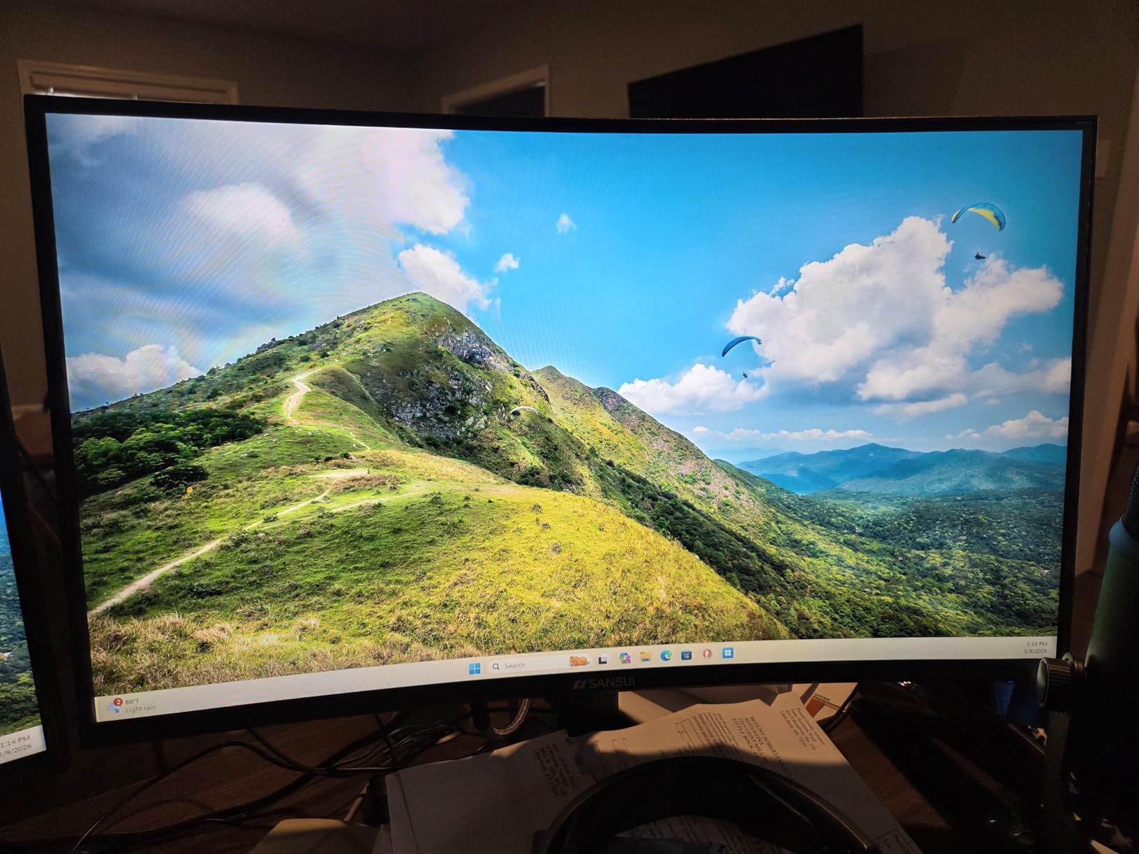 SANSUI 34 Inch Curved Monitor 240Hz UWQHD 3440×1440 Gaming Monitor customer photo 2