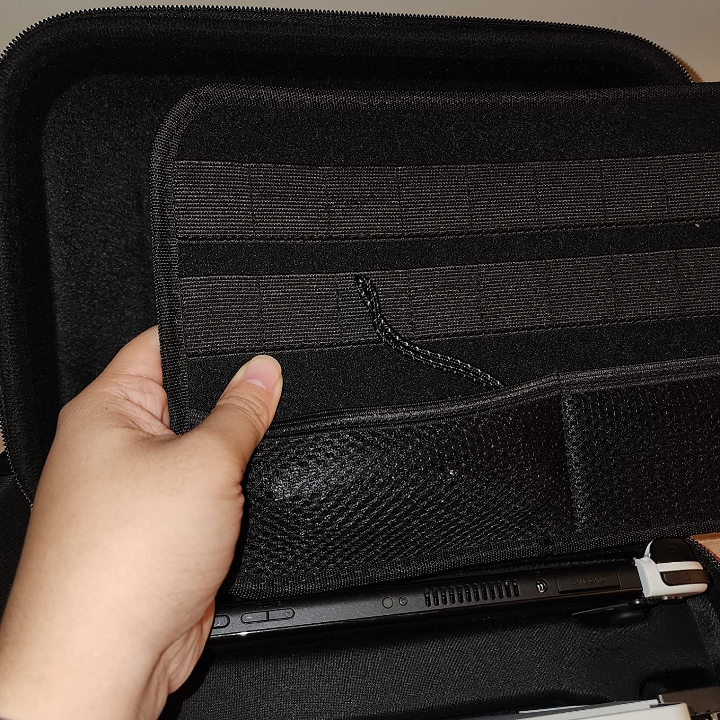 ivoler Carrying Storage All in One Case for Nintendo Switch 2 (2025),Portable Travel All Protective Hard Messenger Bag Soft Lining 20 Games for Switch 2 Console Pro Controller Accessories Black customer photo 1