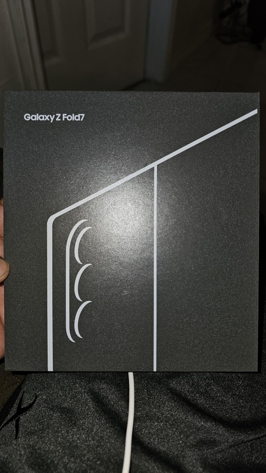 Samsung Galaxy Z Fold7 Cell Phone, 256GB AI Smartphone, Silver Shadow customer photo 2