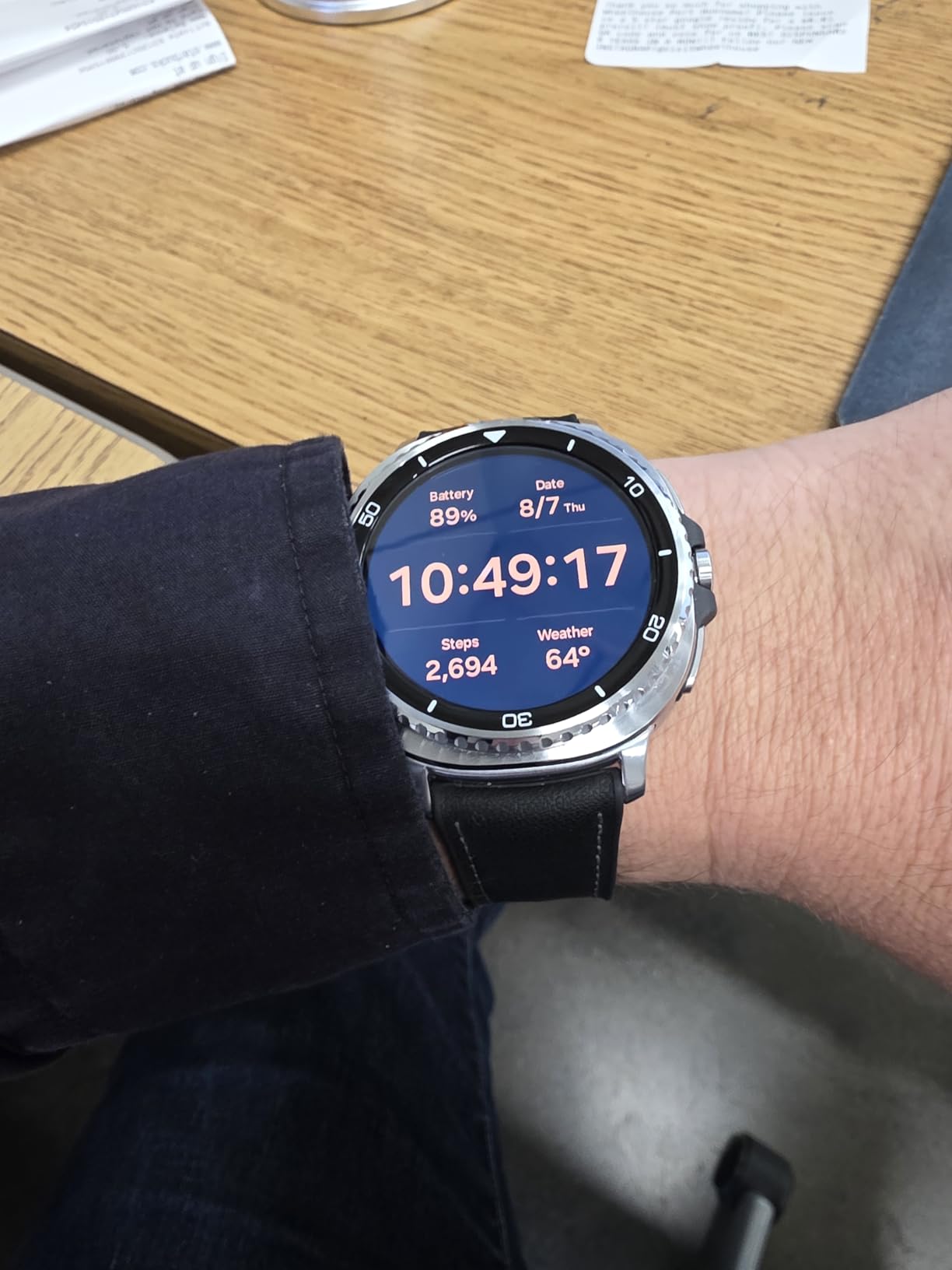 Samsung Galaxy Watch 8 Classic (2025), Black, 46mm, LTE Smartwatch customer photo 2