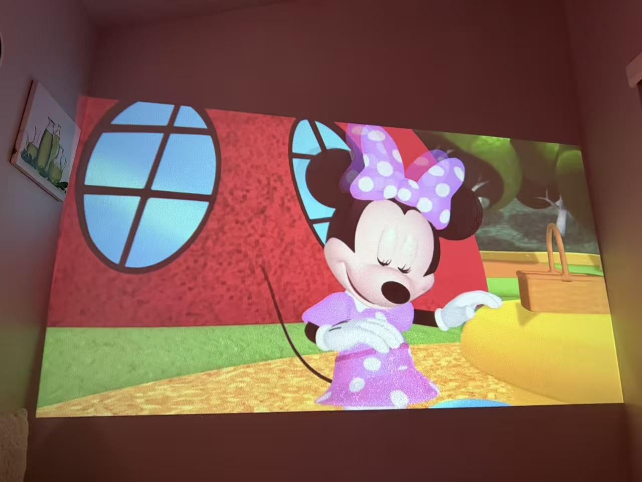 Mini Projector with Wifi and Bluetooth, Built-in Apps,Movie Projector customer photo 2