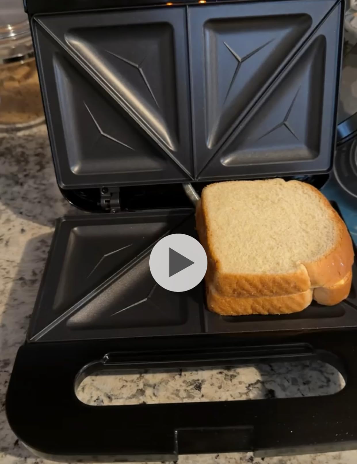 Elite Gourmet ESM2207XSS 2-Slice Panini Maker, 750W, Stainless Steel customer photo 1
