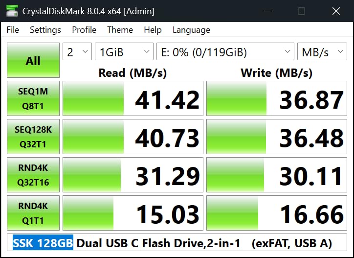SSK 1TB USB C Flash Thumb Drive up to 550MB/s Dual USB C+A Memory Stick customer photo 1