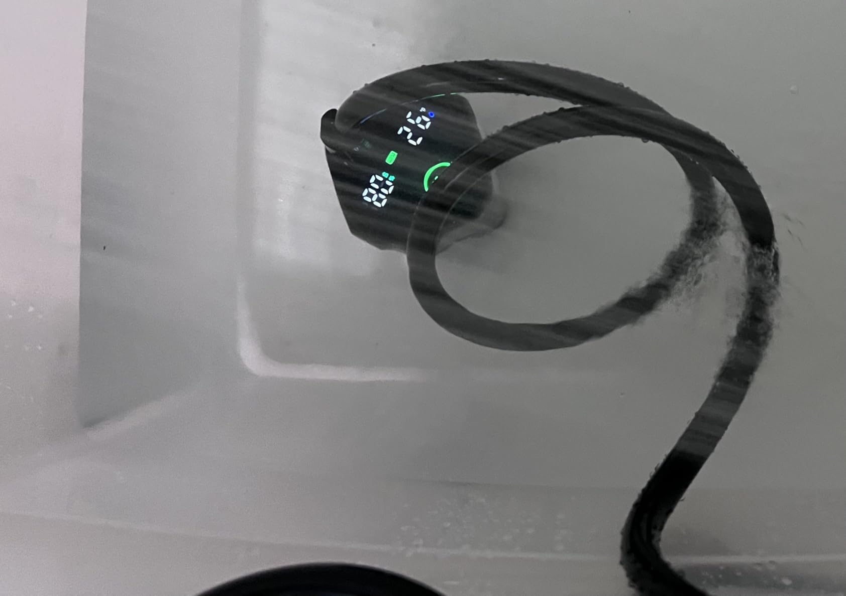 Portable Shower for Camping: 10000 mAh Rechargeable Shower, IPX8 Waterproof,High-Pressure Flow Camp Shower Pump,5-Speed Outdoor Shower with LED Display, Camping Gifts, Dog Bath, Hiking customer photo 2
