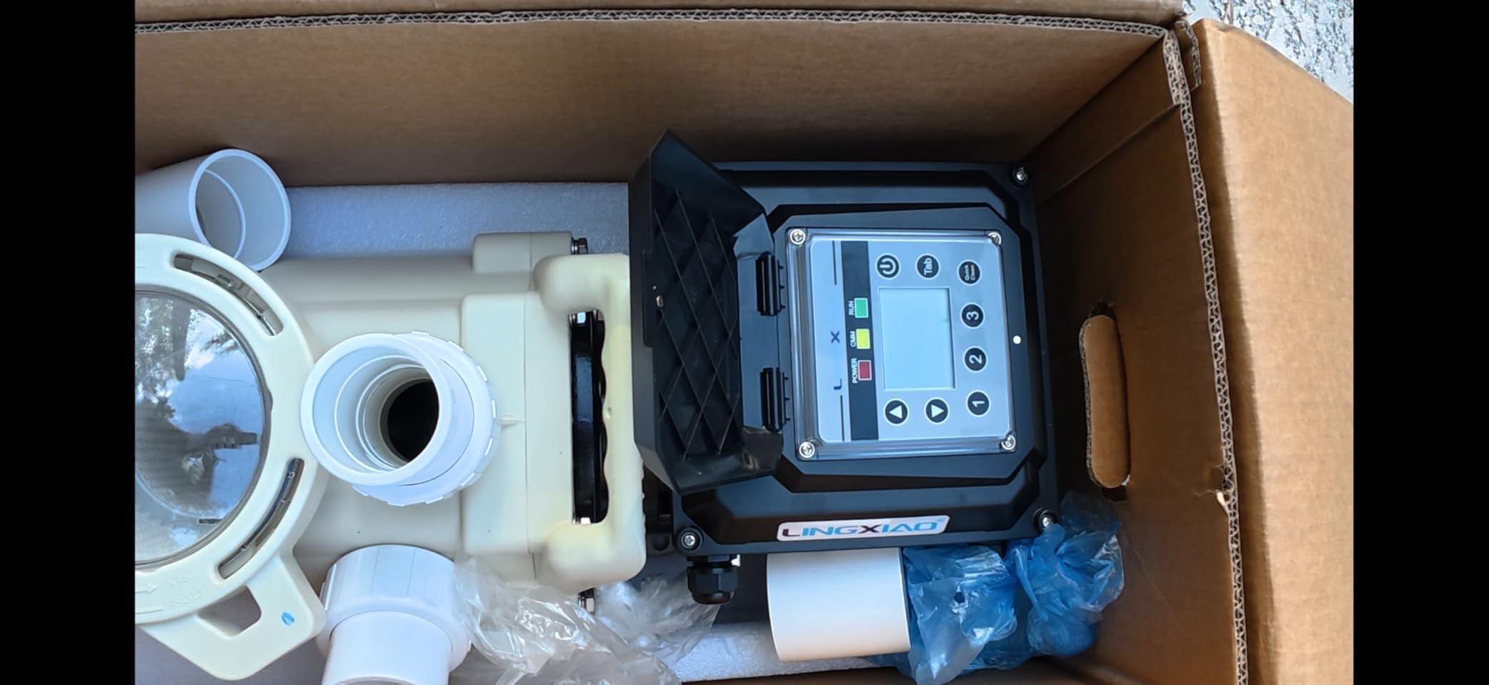 Smart Variable Speed Pool Pump 2 HP, 115/208-230V, In/Above Pool Pump With Smart Life APP Control, Energy Star Certificate, High Flow & Self Priming - (2025 New Upgrade) customer photo 2