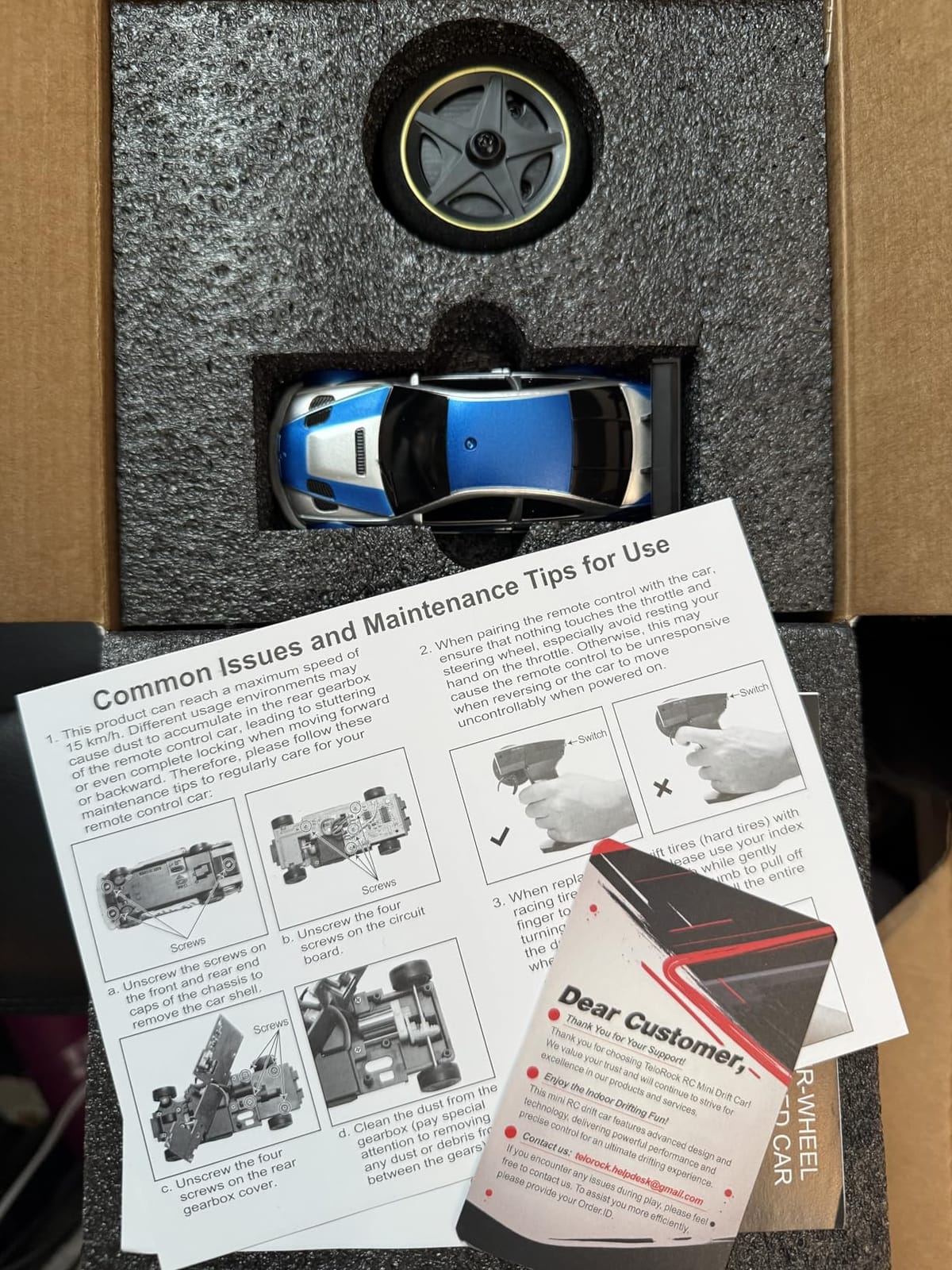 [4WD Edition 1/43 Scale Mini RC Drift Car, High Speed customer photo 2