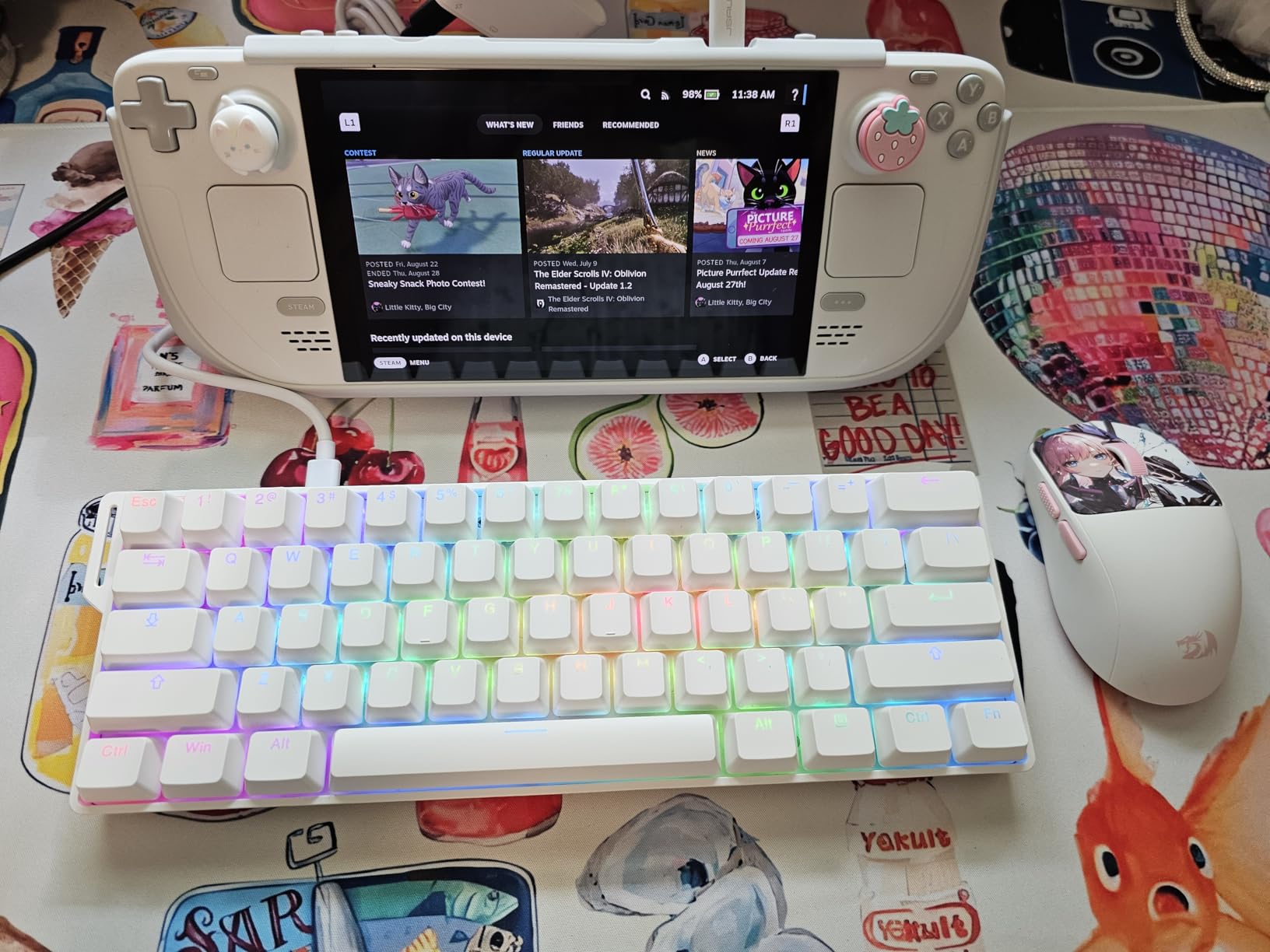 DAREU EK60 HE Hall Effect Magnetic Switch Mechanical Gaming Keyboard 60% customer photo 2