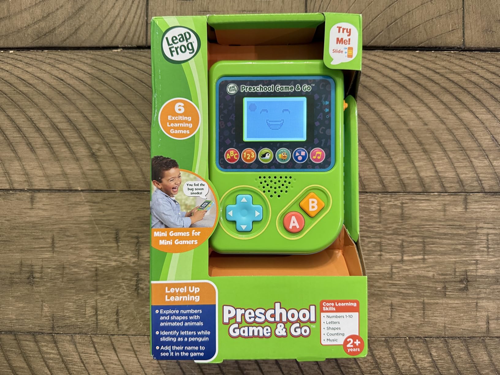 LeapFrog Preschool Game and Go Handheld Video Game Toy, Green customer photo 1