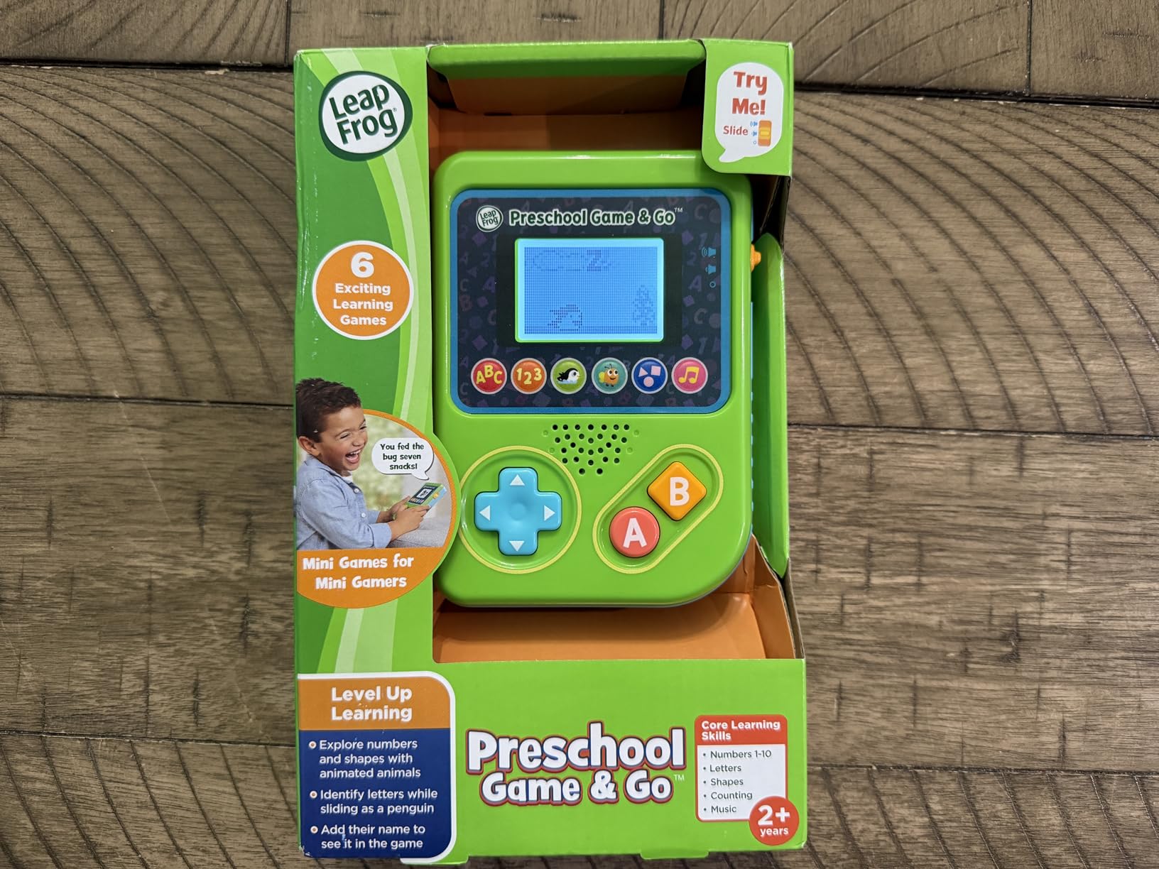 LeapFrog Preschool Game and Go Handheld Video Game Toy, Green customer photo 2