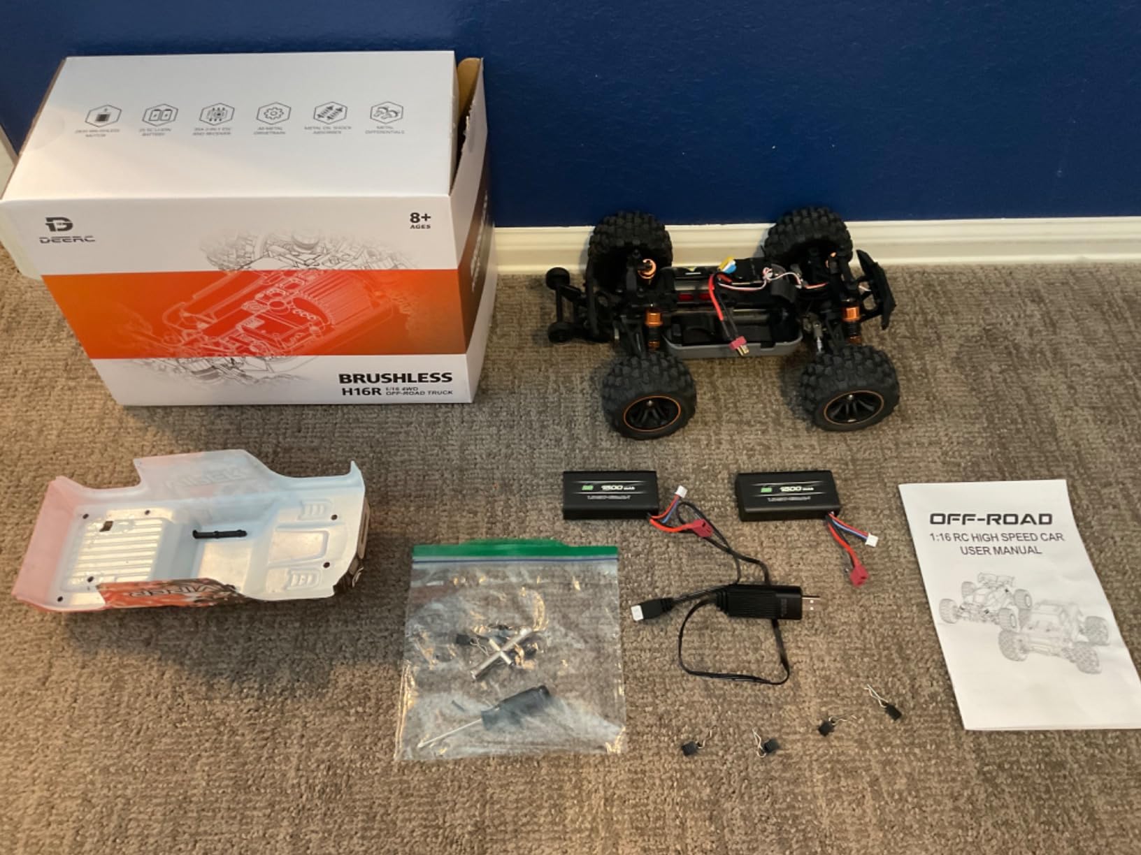 DEERC 1815 1/18 All Terrain Remote Control Car, Fast Drift & Racing RC Car customer photo 1