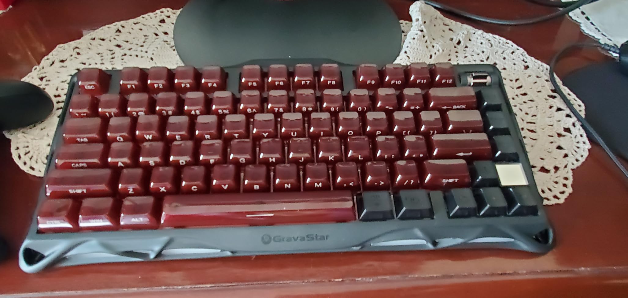 Womier Keyboard Keycaps Jelly, Ceramic Keycaps Style, Shine Through Keycap customer photo 2