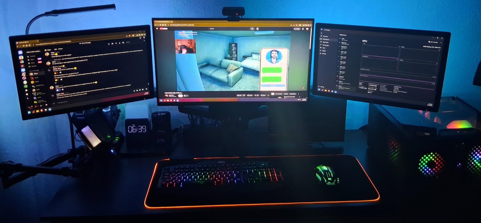 Amzfast 49 Inch Curved Monitor 120Hz DQHD (5120x1440) Ultrawide Gaming Monitor, 120% sRGB, 1500R, 1ms MPRT, HDR, Adaptive Sync, PIP/PBP, Height Adjustable, HDMI 2.0/DP 1.4, VESA 75x75, AMZG49C7U customer photo 1