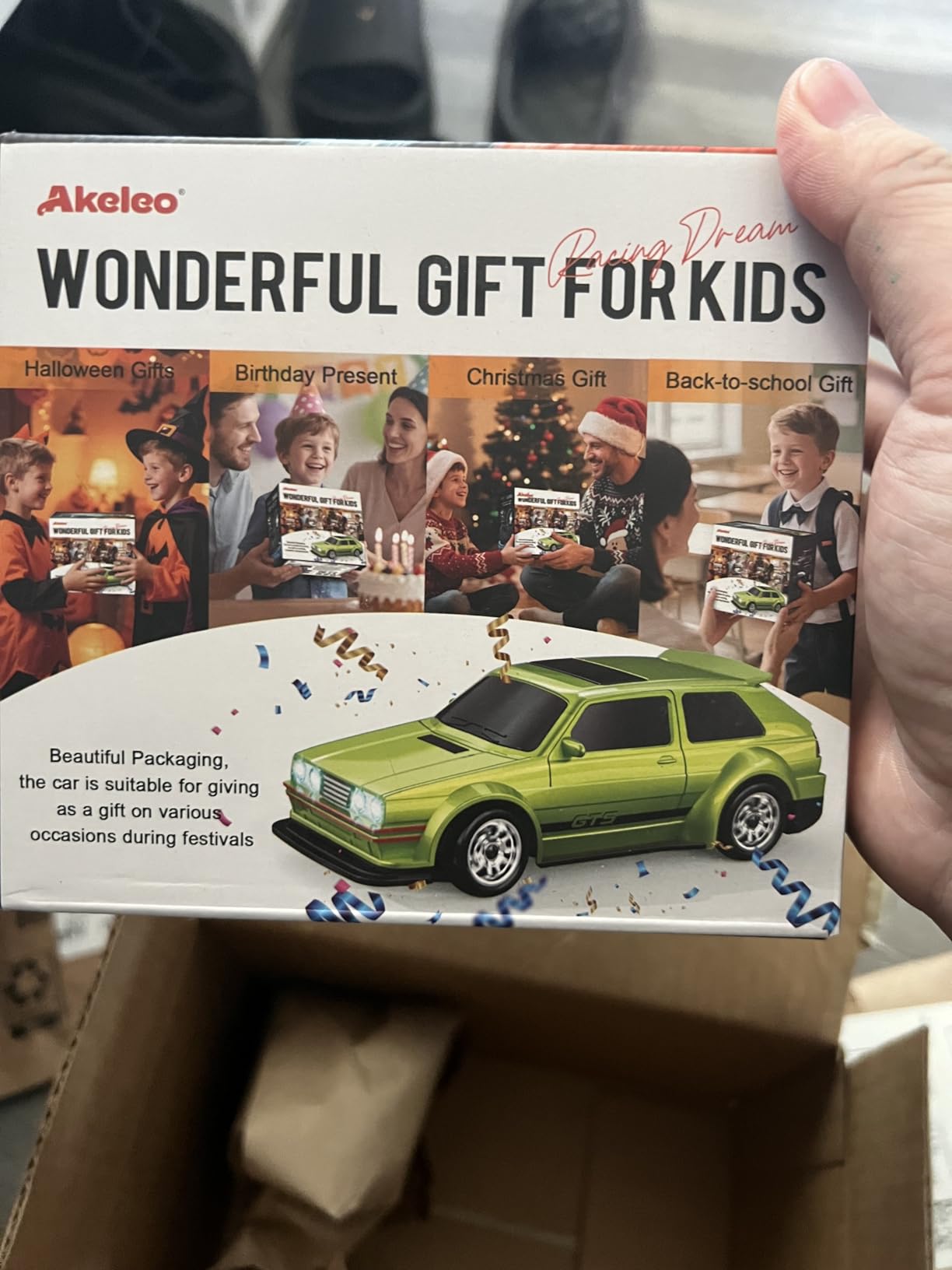 1/43 Mini RC Drift Car with Gyroscope, 4WD Full Proportional RC Car, 2.4GHZ Hobby Grade Remote Control Cars, RTR Model Vehicle, 20+KM/H High Speed for Hobbyists Kids Adults (Maroon) customer photo 1