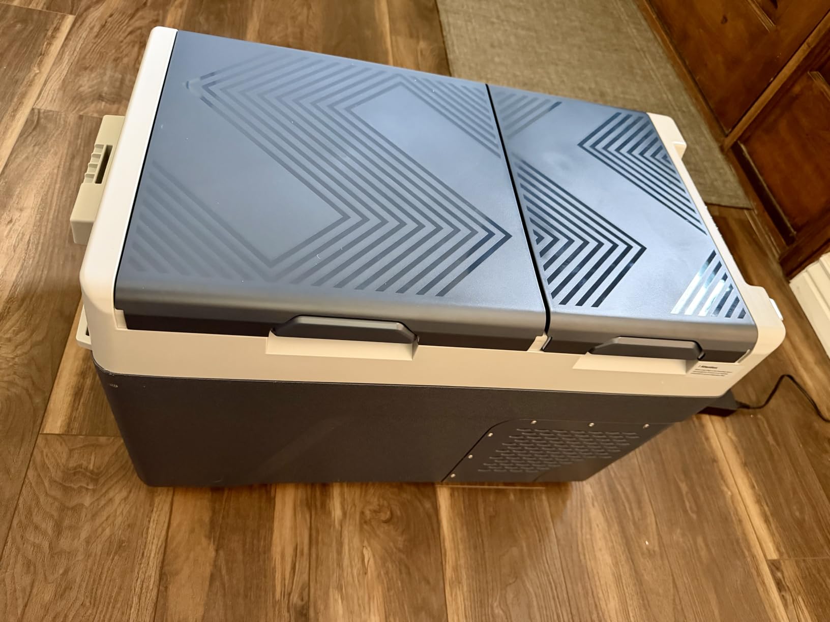Feelfunn 12 Volt Refrigerator Car Fridge 50QT Dual Zone Electric Cooler | -4℉~68℉ Car Refrigerator 12V Cooler , 15-Min Fast Cooling, 12/24V DC 100-240V AC Portable Freezer for Travel Camping RV Home customer photo 2