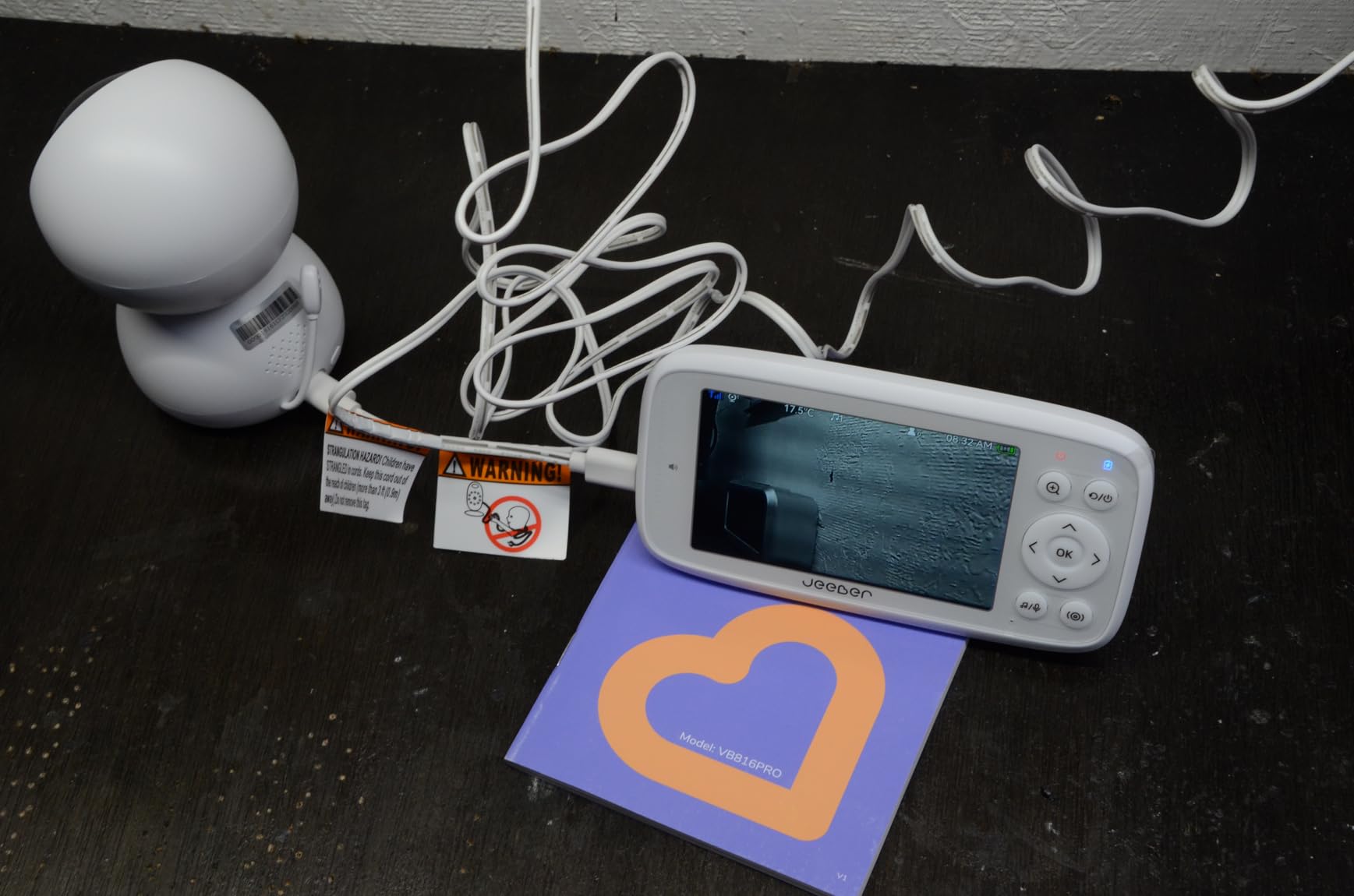 1080P WiFi Baby Monitor With Camera And Audio,4