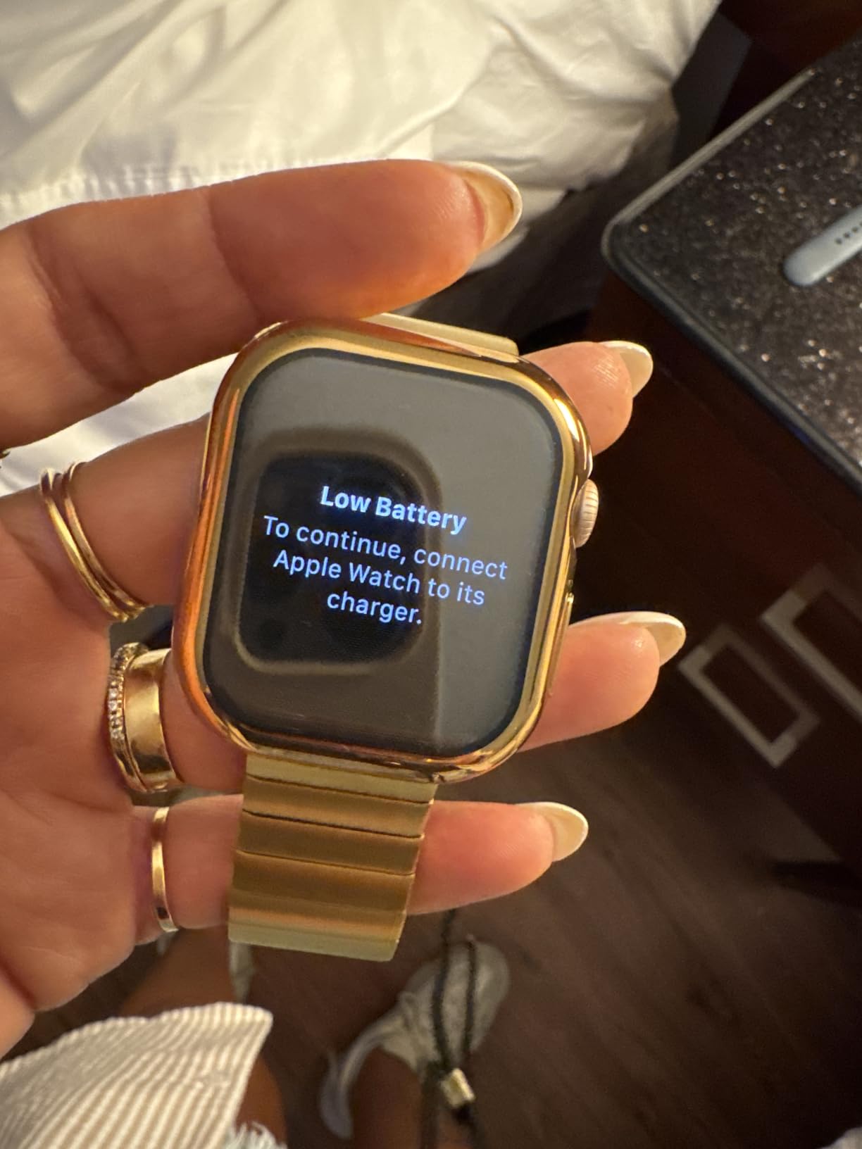 Apple Watch Series 11 [GPS + Cellular 42mm] Smartwatch with Rose Gold Aluminum Case w Light Blush Sport Band - S/M. Sleep Score, Fitness Tracker, Health Monitoring, Always-On Display, Water Resistant customer photo 2
