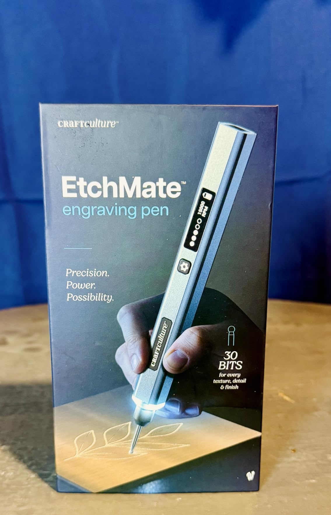 EtchMate Engraving Pen for Metal, Wood, Glass, Plastic & All Materials | Cool Birthday Gift Ideas - Engraver Pen Tool - Teen Boy Gifts - Unique Gifts for Women, Teenage Girl - Craft Kits for Adults customer photo 1