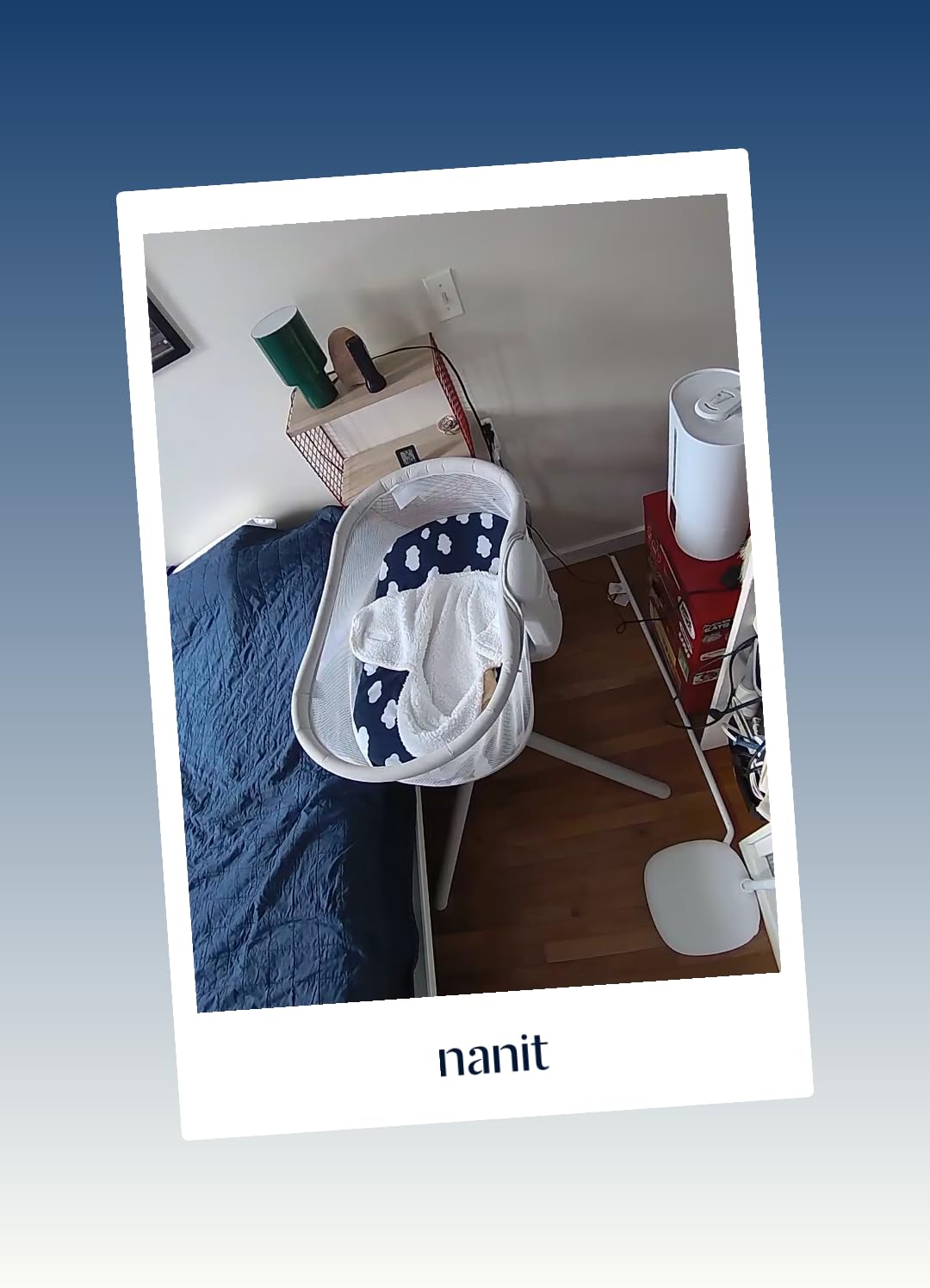 Nanit Smart Baby Video Monitor - Camera & Floor Stand - 1080p Wi-Fi Camera customer photo 2