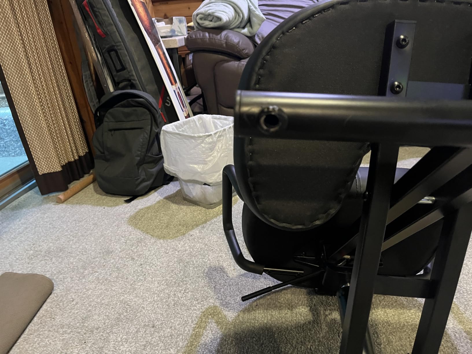 Ergonomic Kneeling Chair with Backrest, Improve Posture, Thick Cushions, Locking Wheels for Home & Office, AKONI 512B (Black) customer photo 2