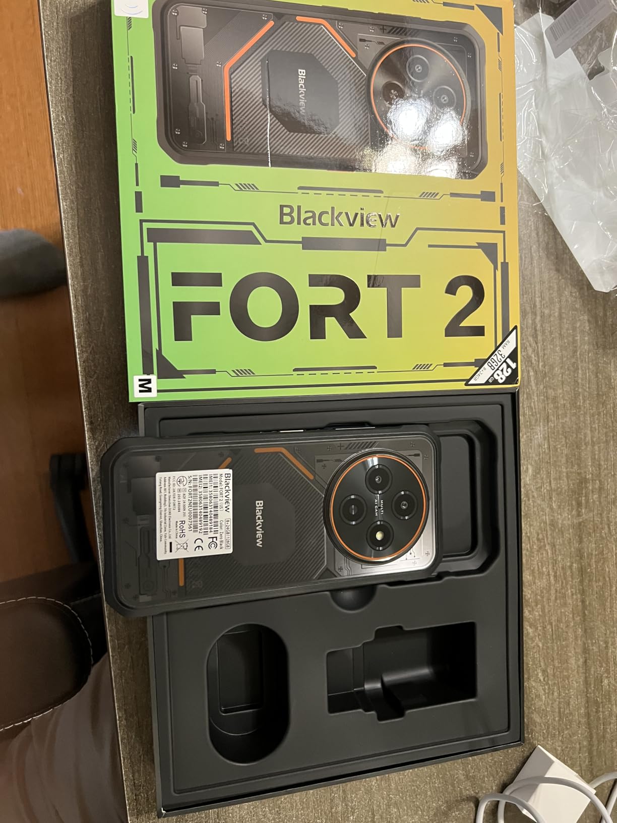 Blackview Fort 2 Rugged Phone Android 16, 10.7mm Ultra-Thin Rugged Smartphone Unlocked, 24GB + 128GB/2TB 6.56”HD+90Hz Large Dispaly, 4G T-Mobile Dual SIM IP69K Waterproof 16MP+13MP Camera, NFC/GPS customer photo 2