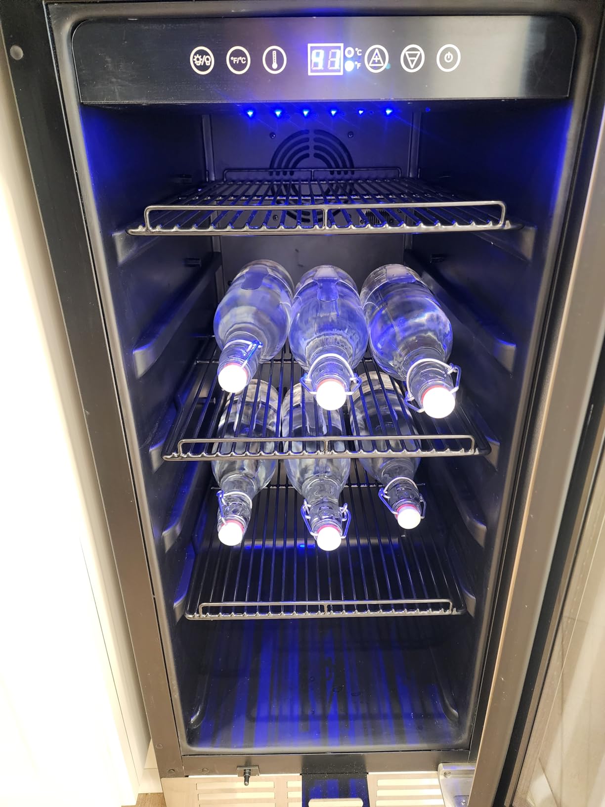 Feelfunn 24 Inch Beverage Refrigerator Under Counter,180 Cans,Silver customer photo 2