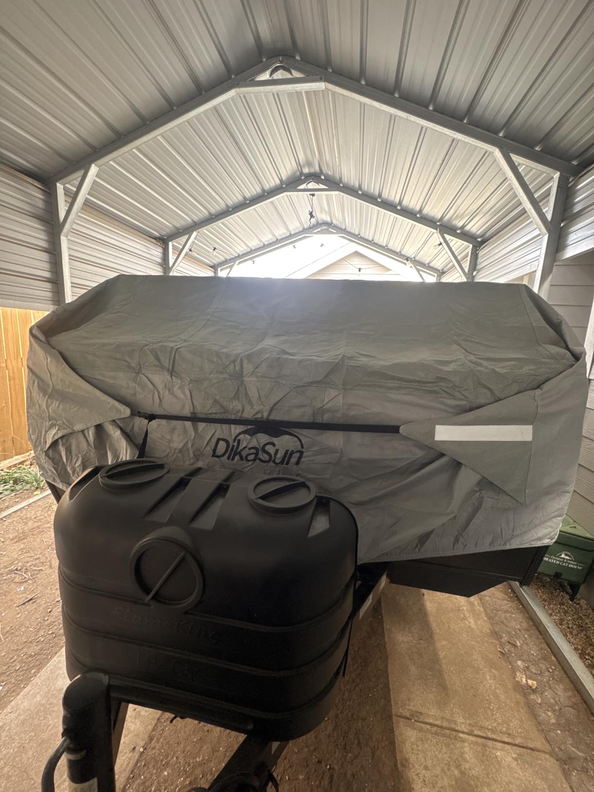 Class C RV Cover 26' ~ 29', Upgraded 9-Layers Top Motorhome Cover, Heavy Duty Anti-UV Camper Cover Windproof Ripstop Class C Travel Trailer Cover for Winter Snow Protection customer photo 1