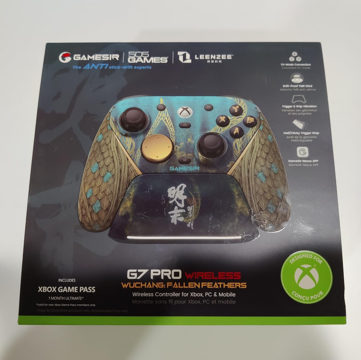 GameSir G7 Pro Wireless Gaming Controller for Xbox Series X|S, Xbox One, PC, Android, Game Controller with TMR Sticks ,Hall Effect Analog Triggers, 1000Hz Polling Rate 【Wuchang: Fallen Feathers Edition】 customer photo 2