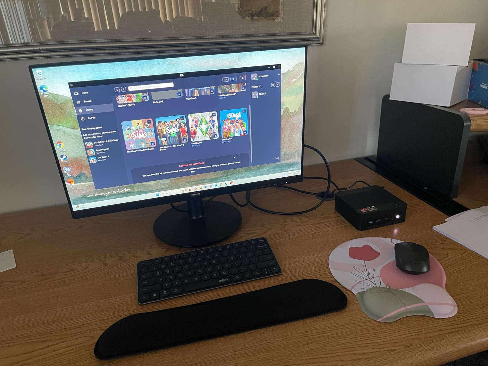 BOSGAME E5 11 Pro Mini PC, AMD Ryzen 5300U 4C/ 8T, Business Home Office PC customer photo 1