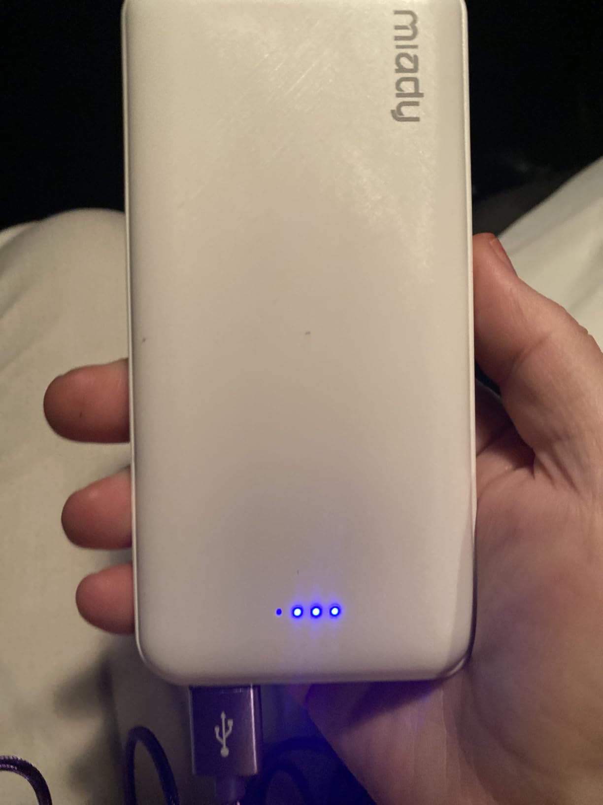 Miady 2-Pack Portable Charger, Slim 10000mAh Power Bank Travel Battery Pack customer photo 1