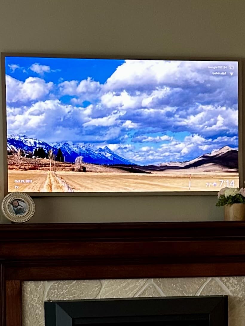 Hisense 65“ Hi-QLED S7 CanvasTV Series 4K UHD Google Smart Art TV (65S7SG, 2026 New) - 144Hz, Art Mode, Anti-Glare Panel, Dolby Vision HDR, Hi-Matte Display, Frame & UltraSlim Wall Mount Included customer photo 2